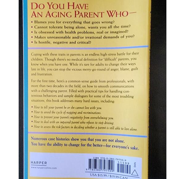 Brand New Coping With Your Difficult Parent A Guide For Stressed -Out Children - Picture 2 of 3